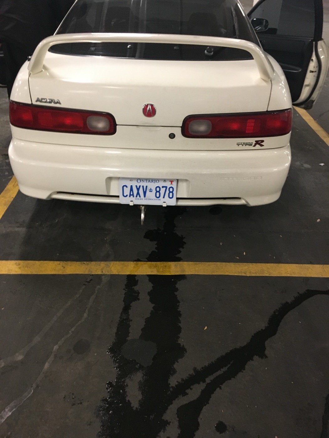 Rear of the Integra Type R